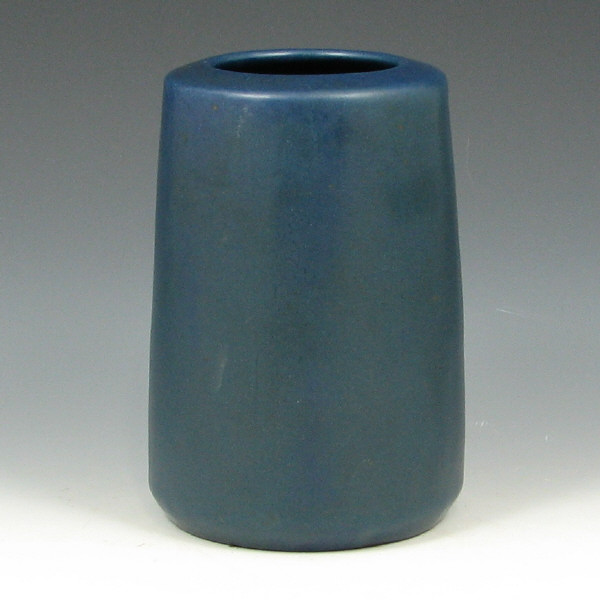 Appraisal: Rookwood Matte Blue Cylinder Vase - Mint Rookwood matte blue