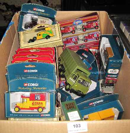 Appraisal: A Collection of Toy Cars including Lorries from the Village