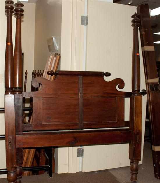 Appraisal: American classical mahogany bedstead Estimate - All property is sold