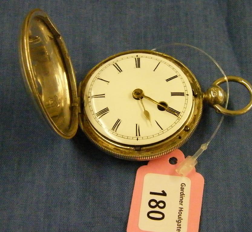 Appraisal: English fusee verge pocket watch the movement signed Septu Septimus