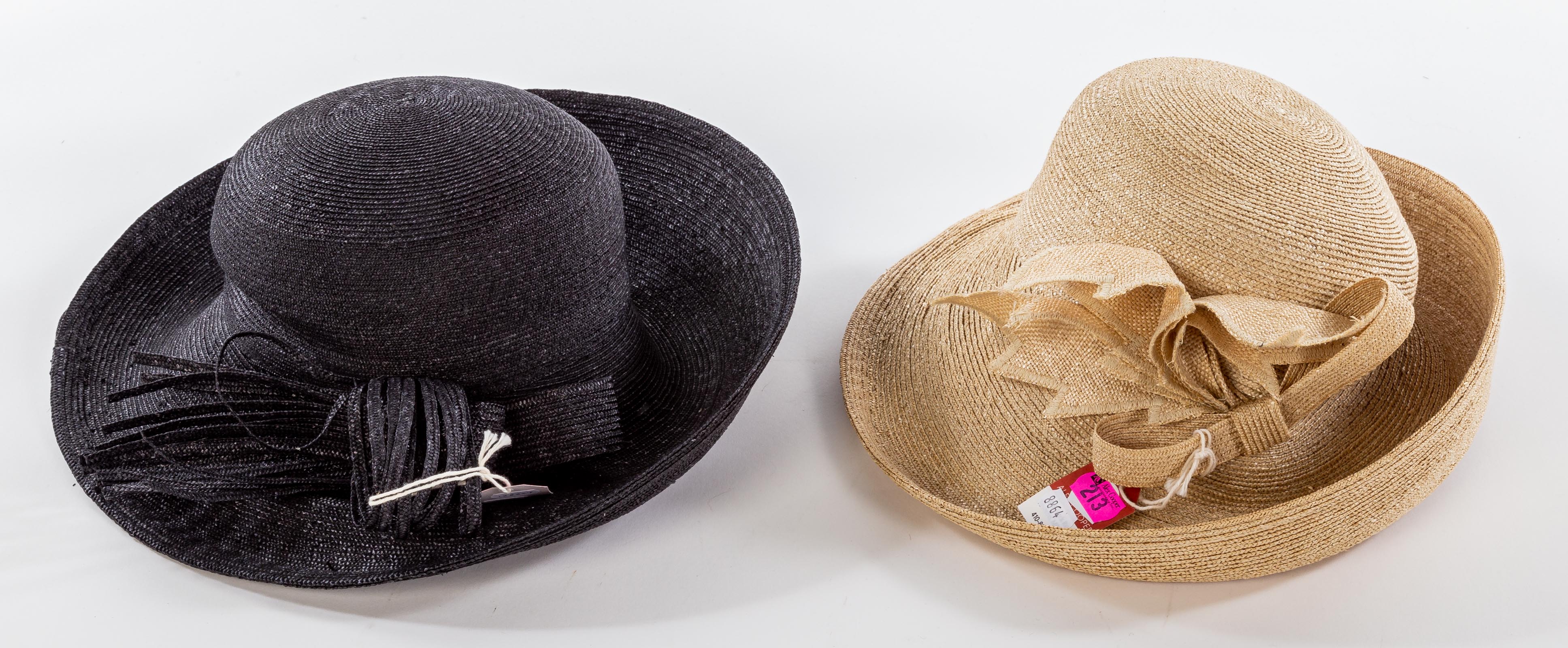 Appraisal: TWO SYLVIA FLETCHER AT LOCK CO HATS Lock Co Hatters