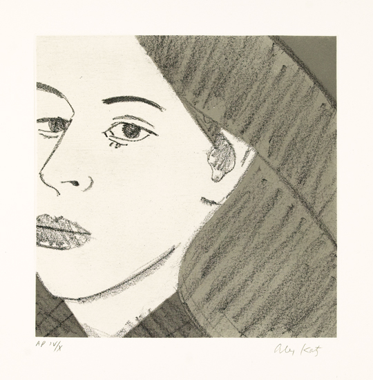 Appraisal: ALEX KATZ Two soft-ground etchings with aquatint Both on Hahnem