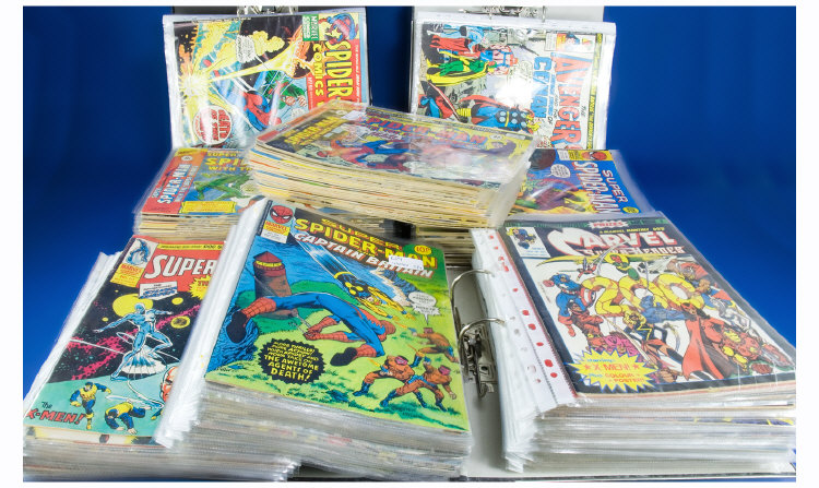 Appraisal: Collection of Early 's and s Marvel Comics Contained in