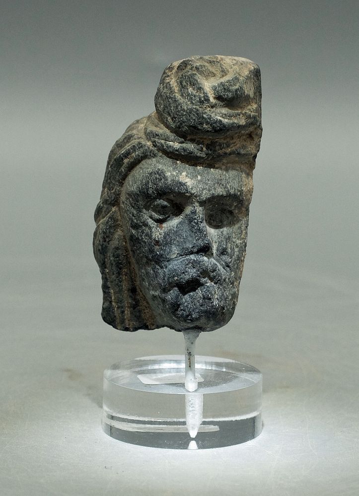 Appraisal: Gandharan Stone Head - Indus Valley rd- th C AD