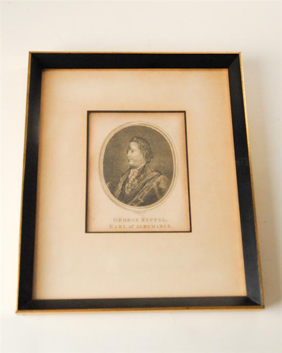 Appraisal: Early Print of George Keppel Earl of Albemarle A Walker