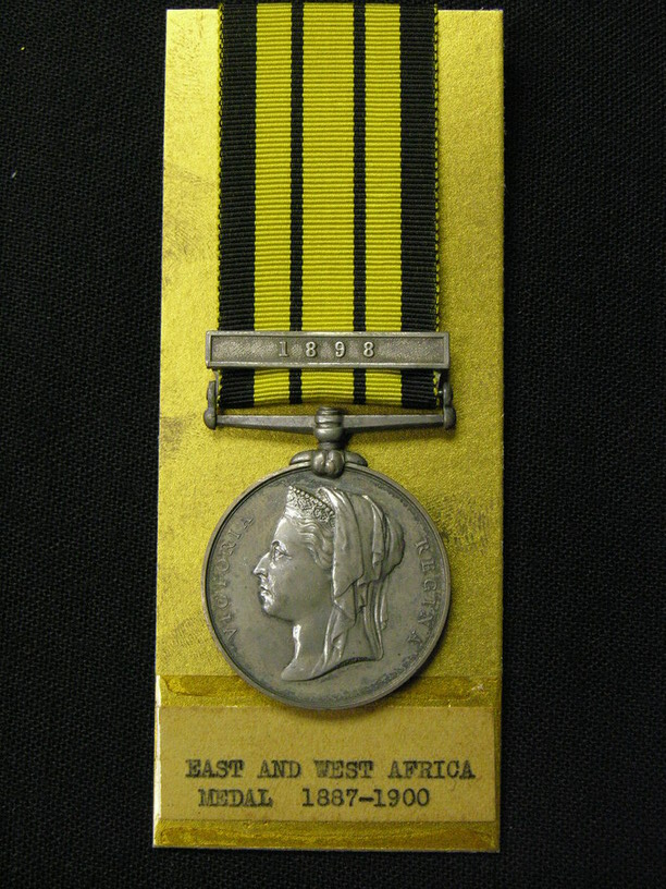 Appraisal: BRITISH MILITARY E AND W AFRICA MEDAL Awarded to PTE