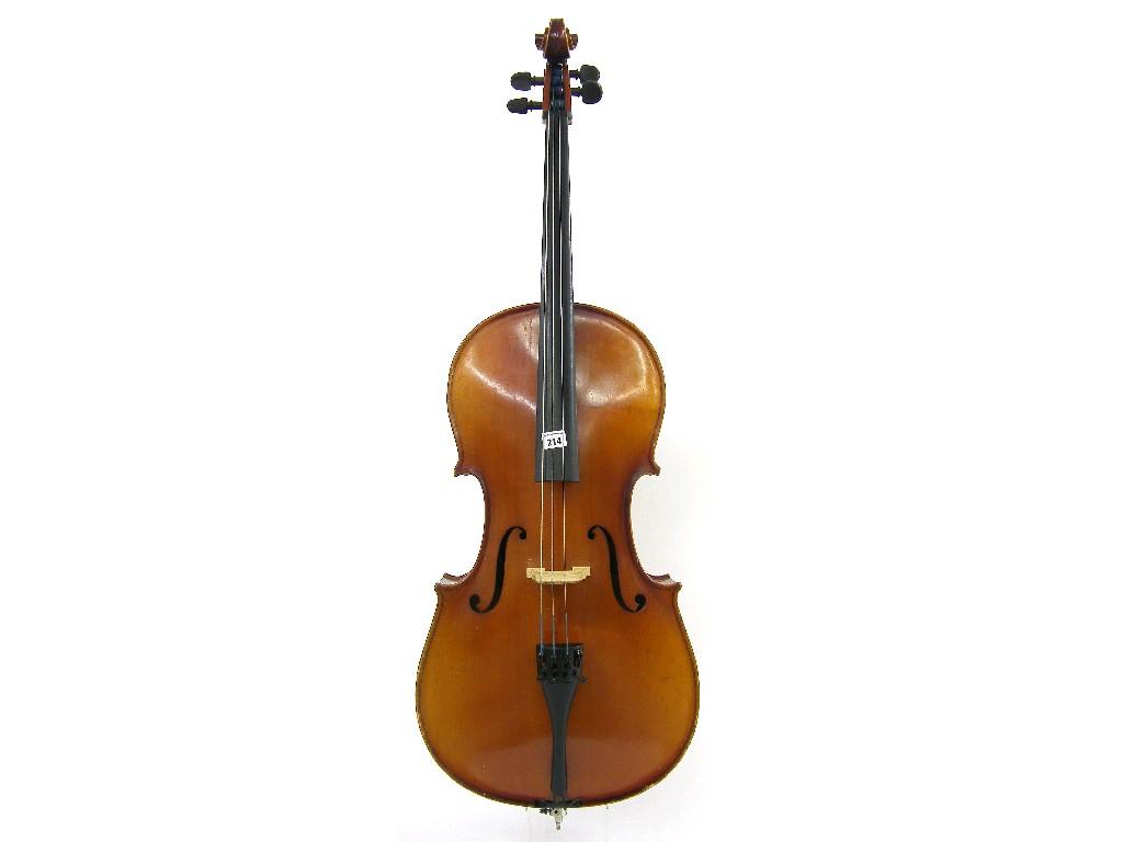 Appraisal: Contemporary violoncello labelled Michael Poller Producator de Vioara Bucuresti cm