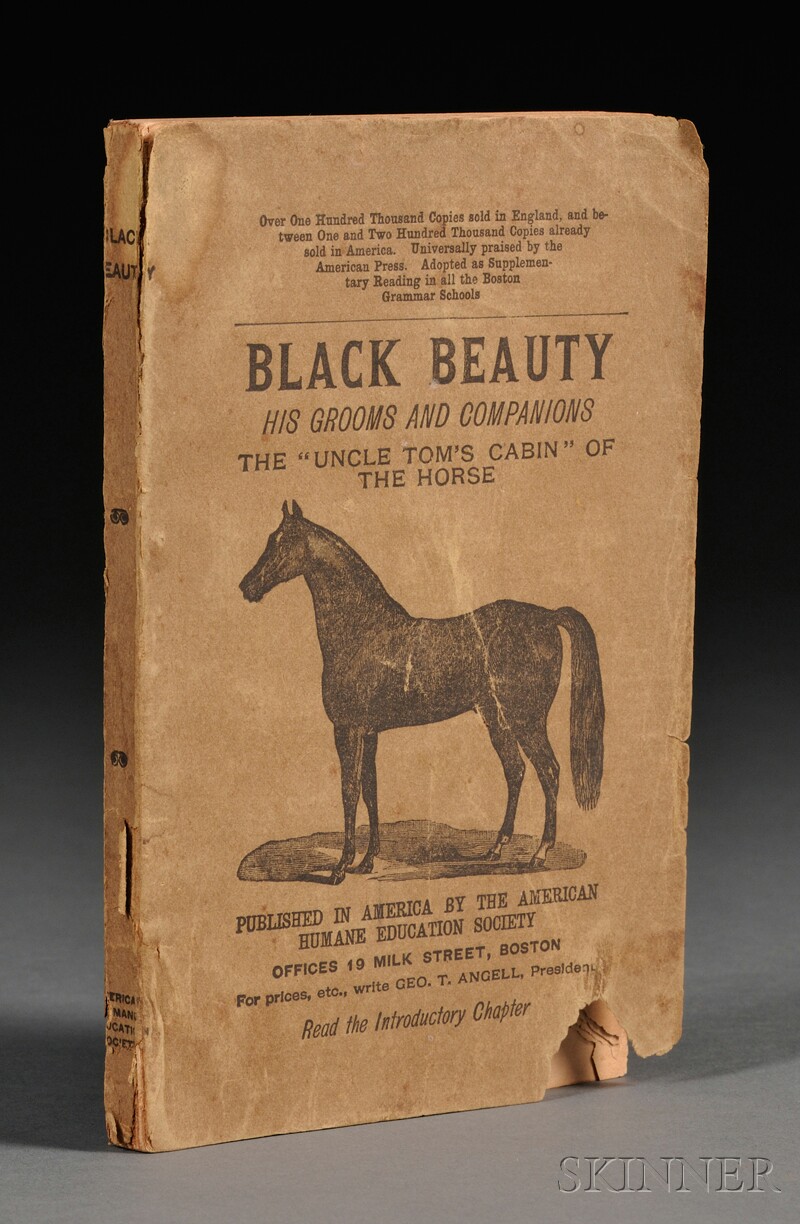 Appraisal: Sewell Anna - Black Beauty His Grooms and Companions Boston