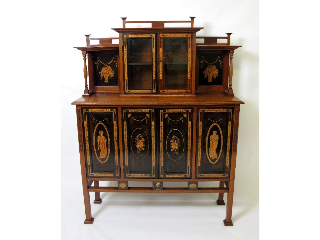 Appraisal: A Liberty style display cabinet possibly by A Gardner Son