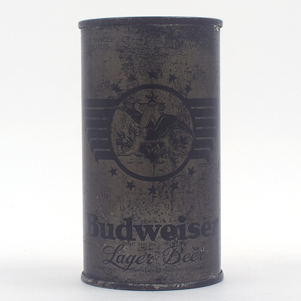 Appraisal: Budweiser Beer Olive Drab Withdrawn Free Flat Top - Reference