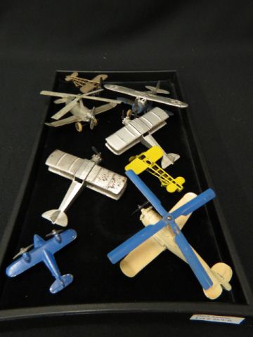 Appraisal: Tootsietoy Other Metal Toy Airplanes to long