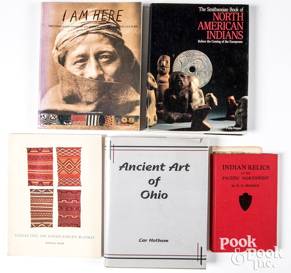 Appraisal: Group of Native American reference books Group of Native American