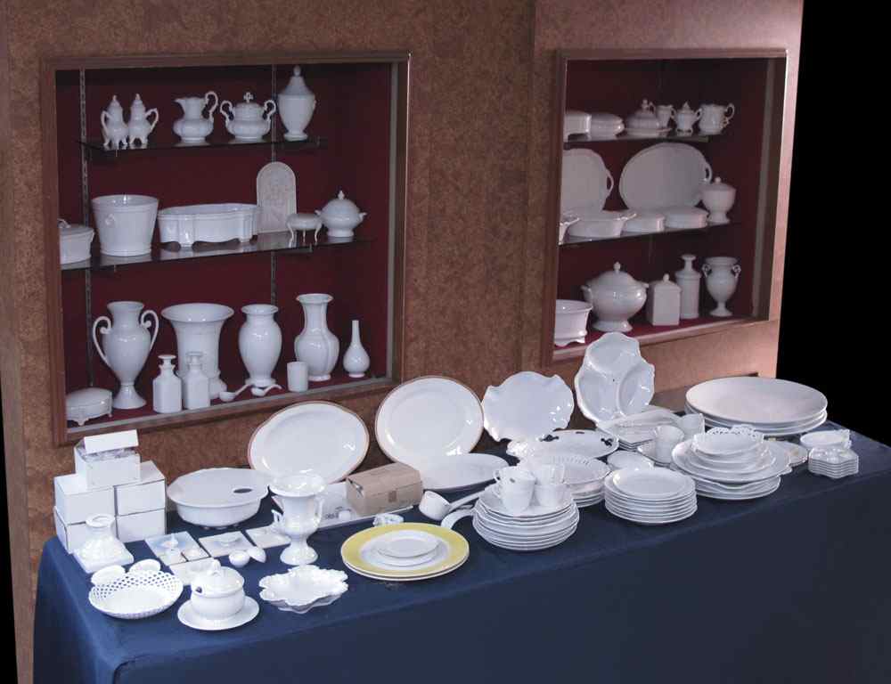 Appraisal: ALERT CHINA AND PORCELAIN PAINTERS PURE WHITE FINE PORCELAIN BLANKS