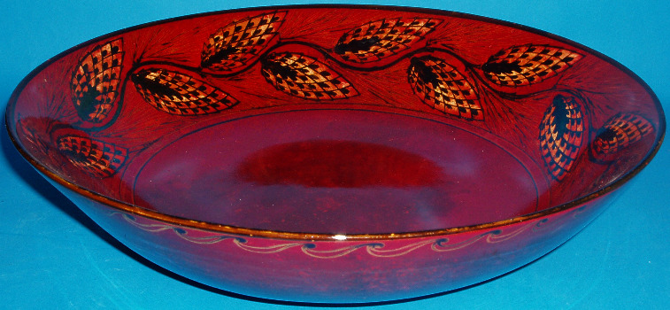 Appraisal: Royal Lancastrian Harvest Bowl Diameter cm