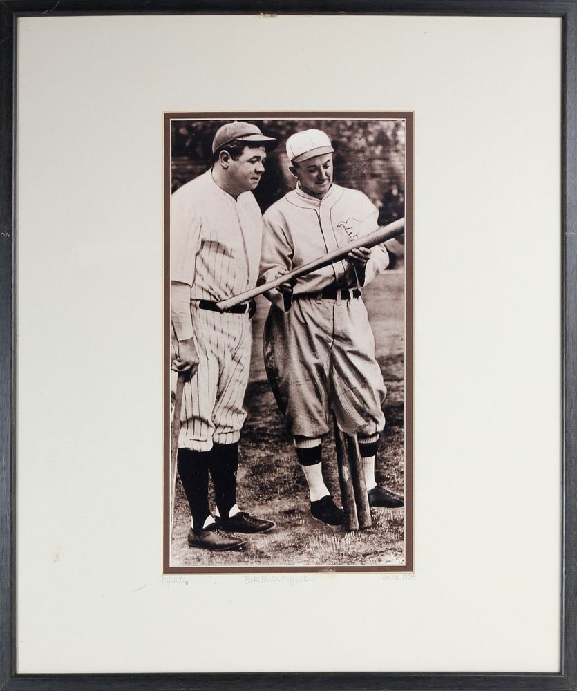 Appraisal: The Vintage Collection Babe Ruth Ty Cobb Black and White