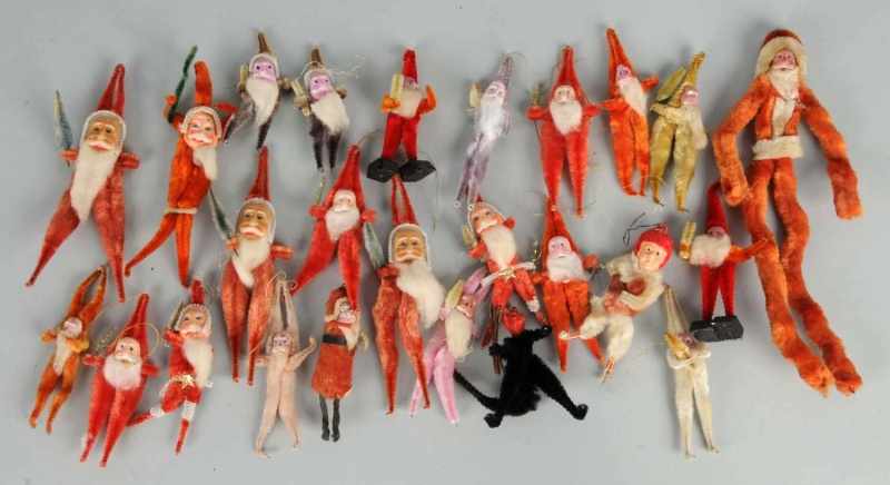 Appraisal: Lot of Assorted Pieces Description Includes chenille Santas one football