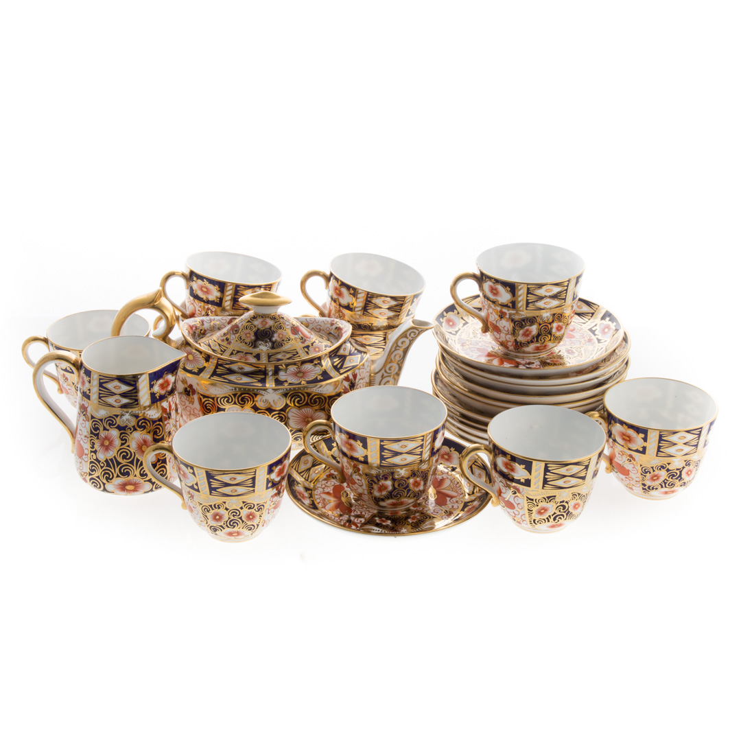 Appraisal: Royal Worcester china partial tea service in the Olde Japan