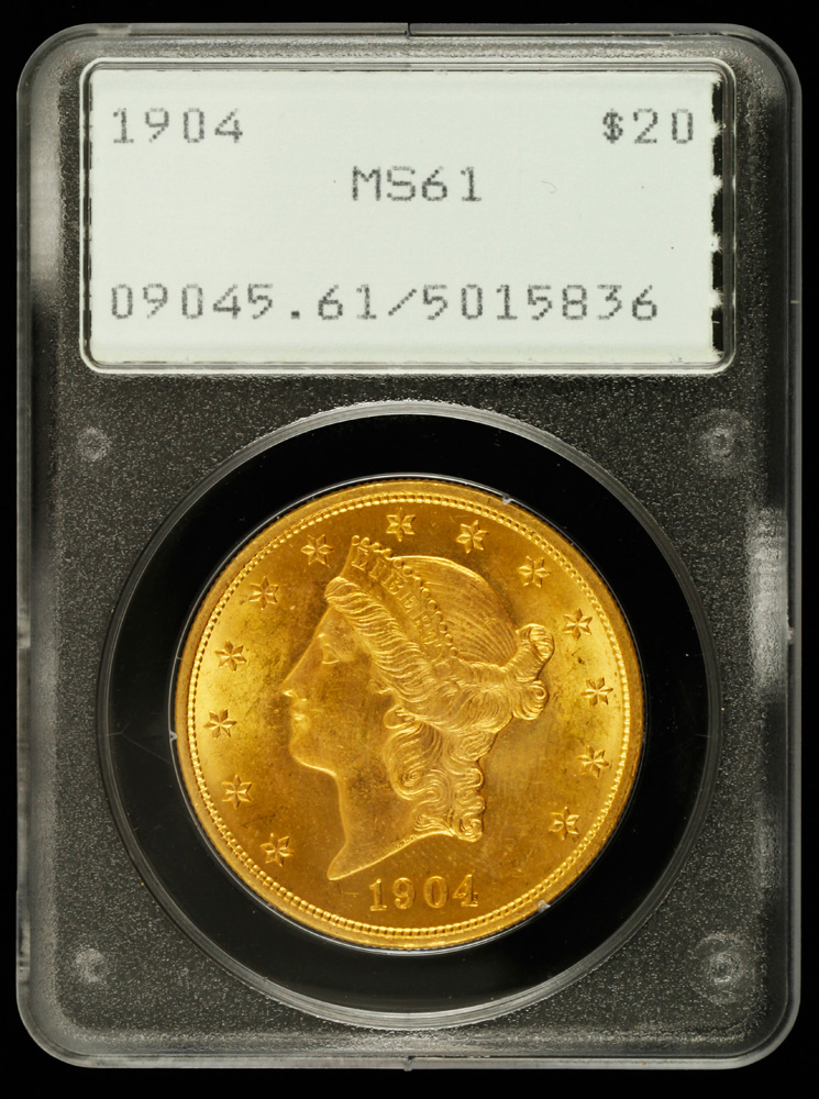 Appraisal: - Gold Coin US gold coin rated MS Provenance MA