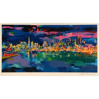 Appraisal: Leroy Neiman City by the Bay serigraph LEROY NEIMAN American