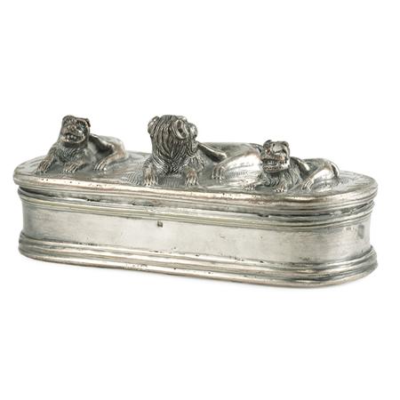 Appraisal: Southeast Asian Silver Plated Pen Box Estimate -