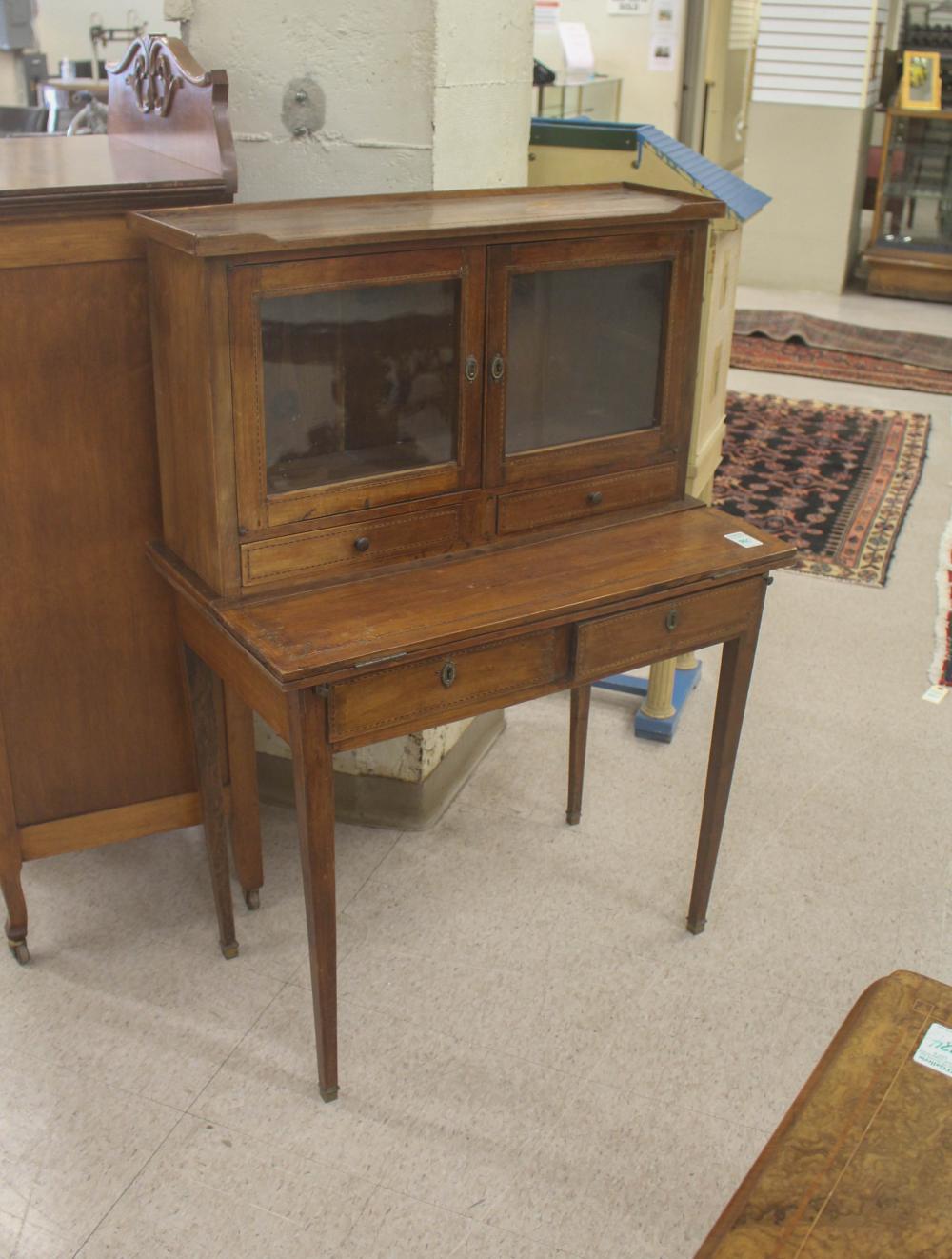 Appraisal: GEORGE III STYLE WRITING DESK English early th century a