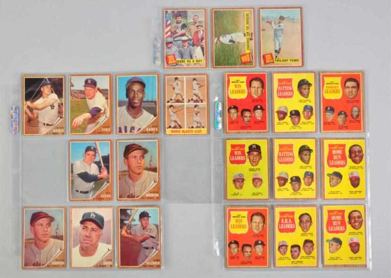 Appraisal: Lot of Topps Baseball Cards Description Includes many HOFers like