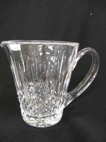 Appraisal: Waterford ''Lismore'' Cut Crystal Pitcher '' signed excellent