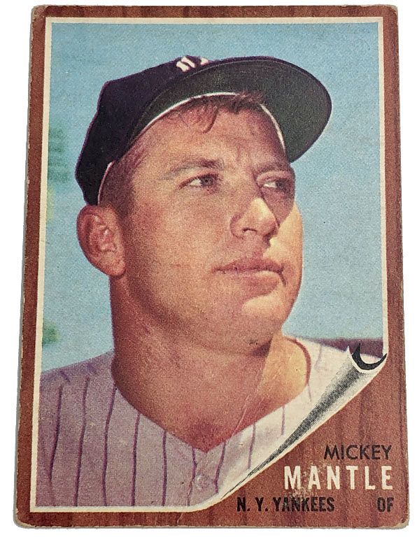 Appraisal: Mickey Mantle Topps Baseball Card Nicely centered - More vintage