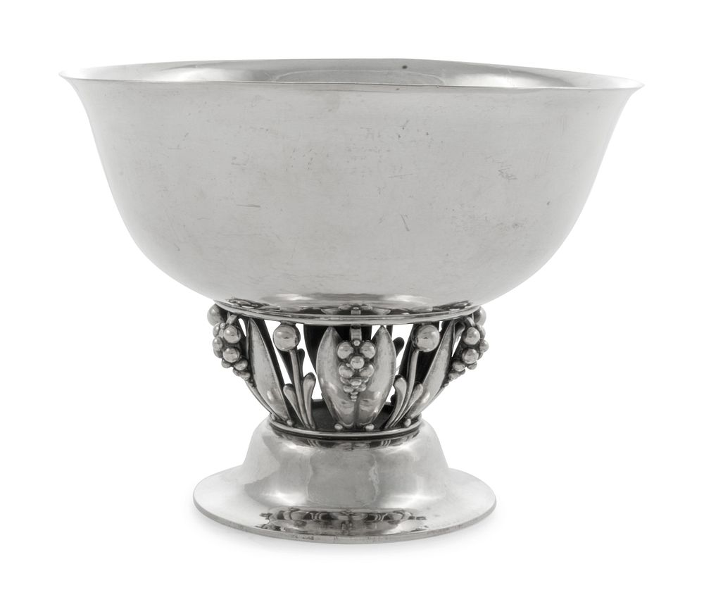 Appraisal: A Georg Jensen Silver Centerpiece Bowl A Georg Jensen Silver