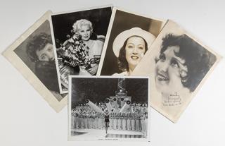 Appraisal: Collection of Photos of s - s Film Actresses Original