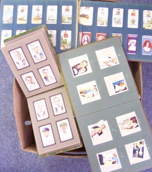 Appraisal: A quantity of cigarette cards in albums and loose