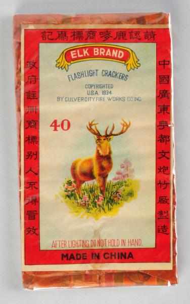 Appraisal: Elk -Pack Firecrackers Class Logo crackers Condition Excellent Size -