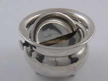 Appraisal: A silver novelty ashtray hallmarked London approx ounces