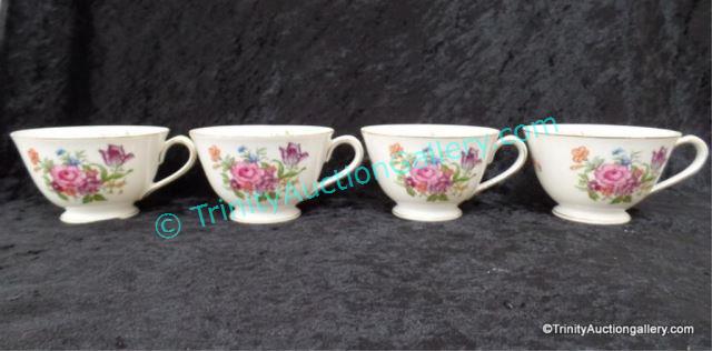 Appraisal: Made in Occupied Japan Aladdin Dresdenia Cups Produced by Aladdin