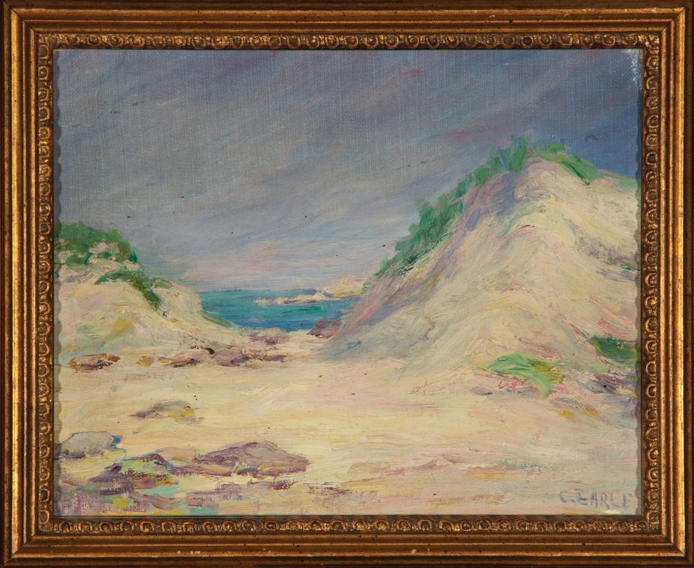 Appraisal: Cornelia Earle American South Carolina b Beach with Boat and