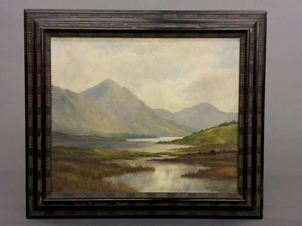 Appraisal: Douglas Alexander oil on canvas Douglas Alexander Ireland - Oil