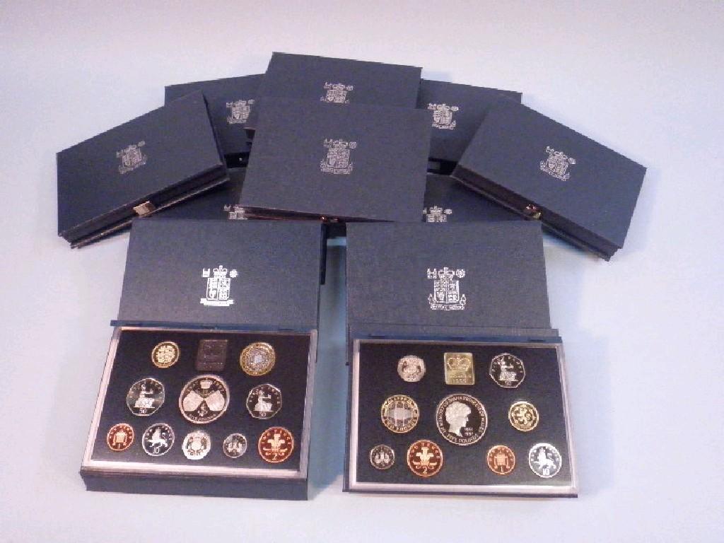 Appraisal: United Kingdom proof coin collection - - cased