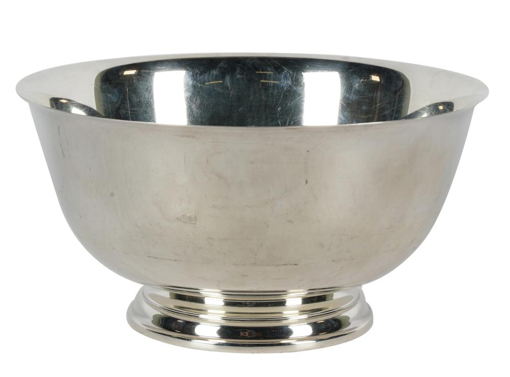 Appraisal: INTERNATIONAL STERLING CO PAUL REVERE BOWLcirca with maker's mark further