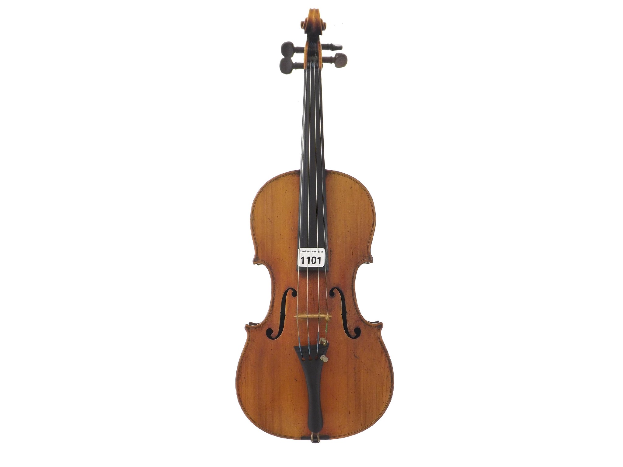 Appraisal: Good Stradivarius copy three-quarter size violin cm