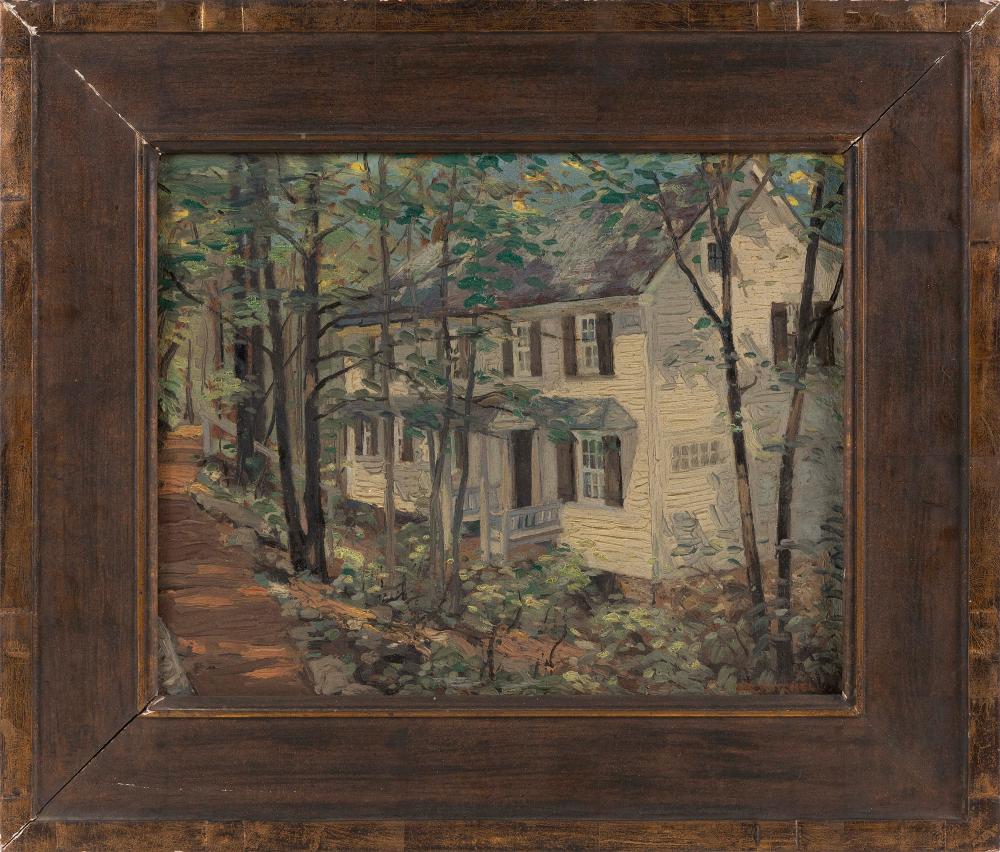 Appraisal: AMERICAN SCHOOL EARLY TH CENTURY SUNSET COTTAGE BUCK HILL FALLS