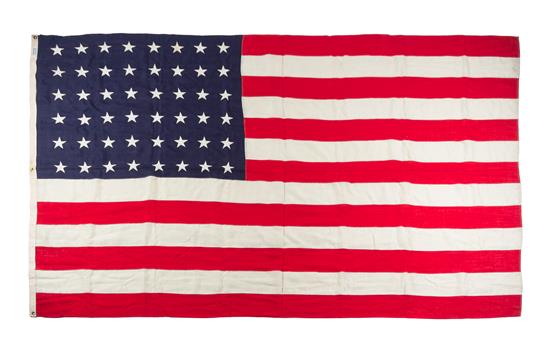 Appraisal: Sale Lot A United States -Star Flag first half th