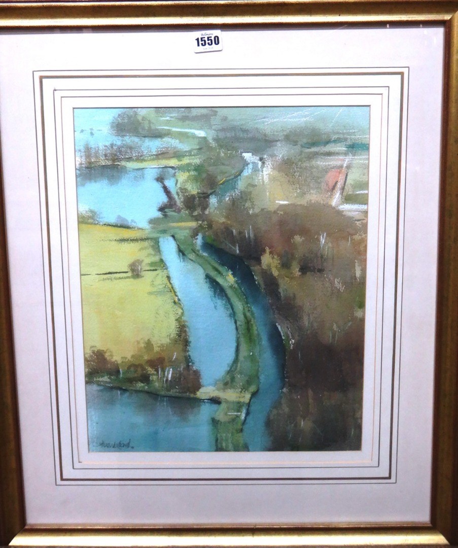 Appraisal: Alexander Cresswell b The river watercolour signed and dated '