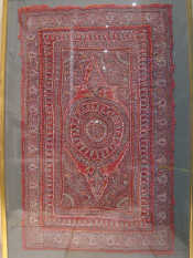 Appraisal: Antique Kashmiri Mirab Embroidery Late th early th century x