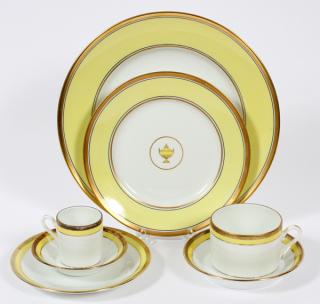 Appraisal: GINORI 'IMPERO YELLOW' DINNER SET PIECES SERVICE FOR EIGHT GINORI