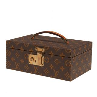 Appraisal: Louis Vuitton Monogram hard sided jewelry case Louis Vuitton Monogram