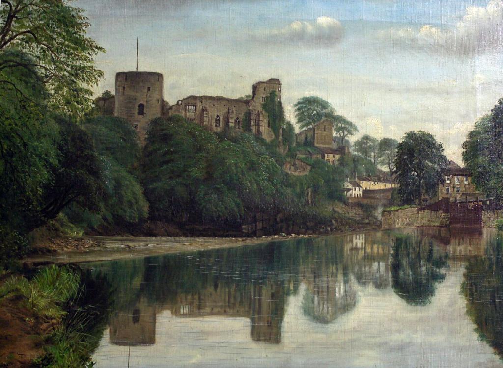 Appraisal: J WRATHALL th th CENTURY BARNARD CASTLE FROM THE TEES