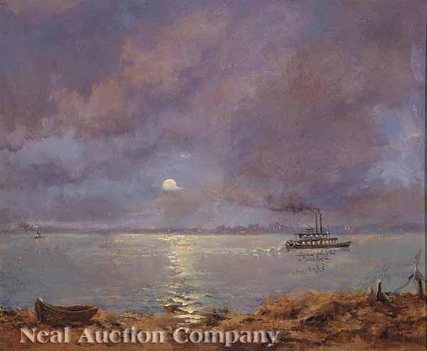 Appraisal: George Frederick Castleden American New Orleans - Ships That Pass