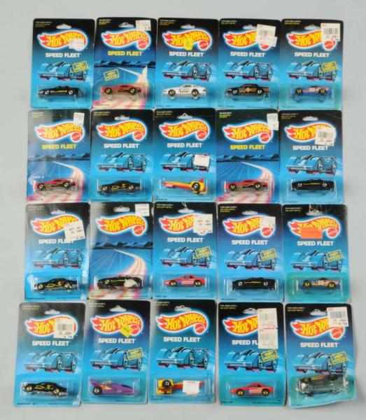 Appraisal: Lot of Mattel Hot Wheels Speed Fleet Vehicles Description Includes