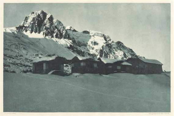 Appraisal: STEINER ALBERT Frutigen St Moritz in the snow Original heliograph