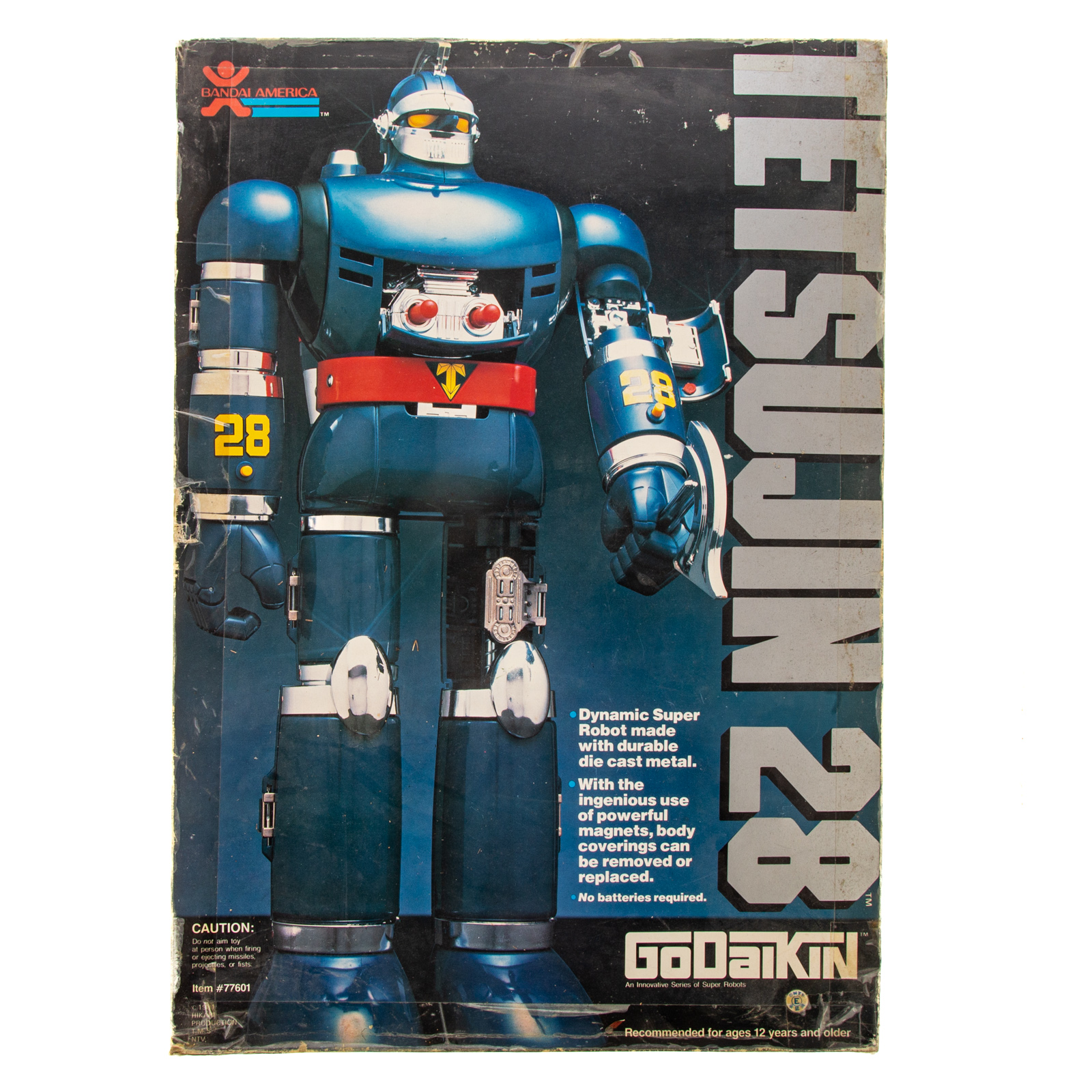 Appraisal: BANDAI AMERICA GODAIKIN TETSUJIN ROBOT Dated large plastic and die